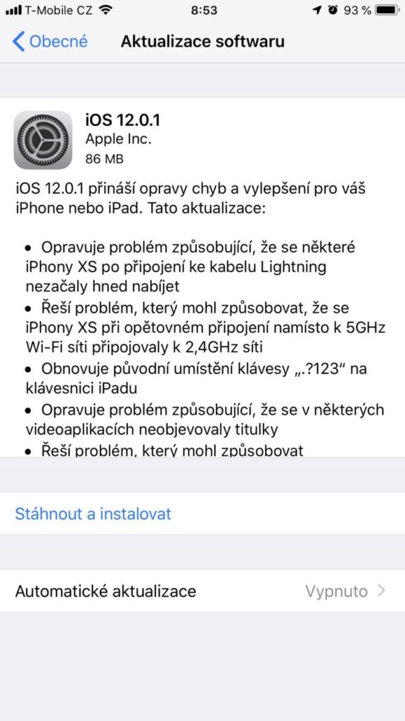 iOS 12.0.1