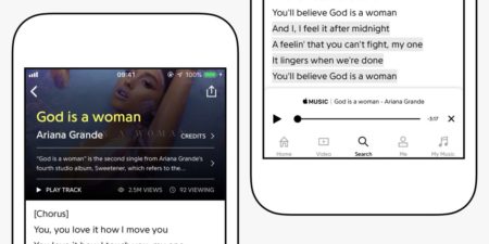 Texty písní ze služby Genius v Apple Music