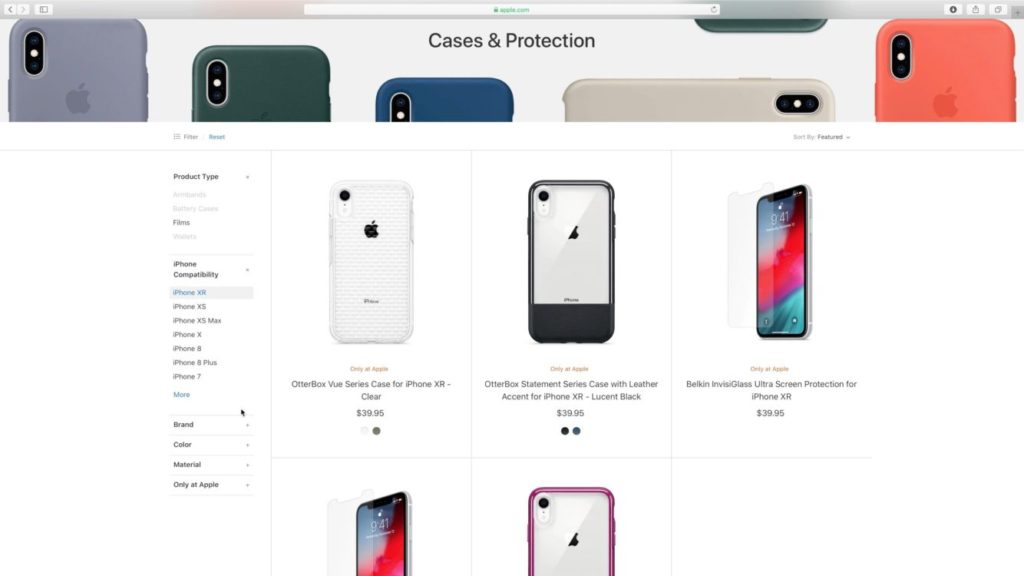 iPhone XR kryty