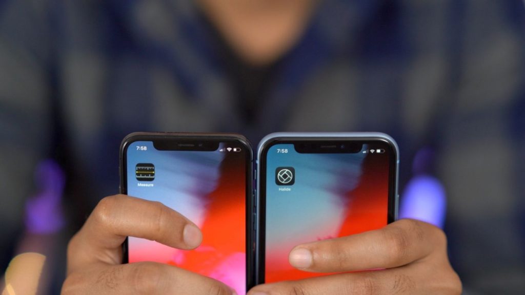 iPhone XR displej