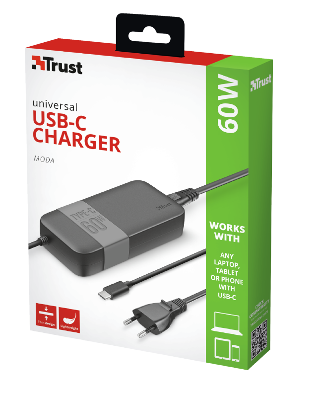 Trust Moda Universal 60W USB-C Charger