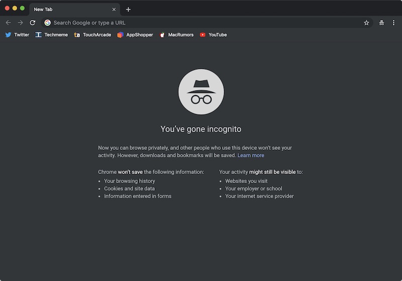macOS Google Chrome