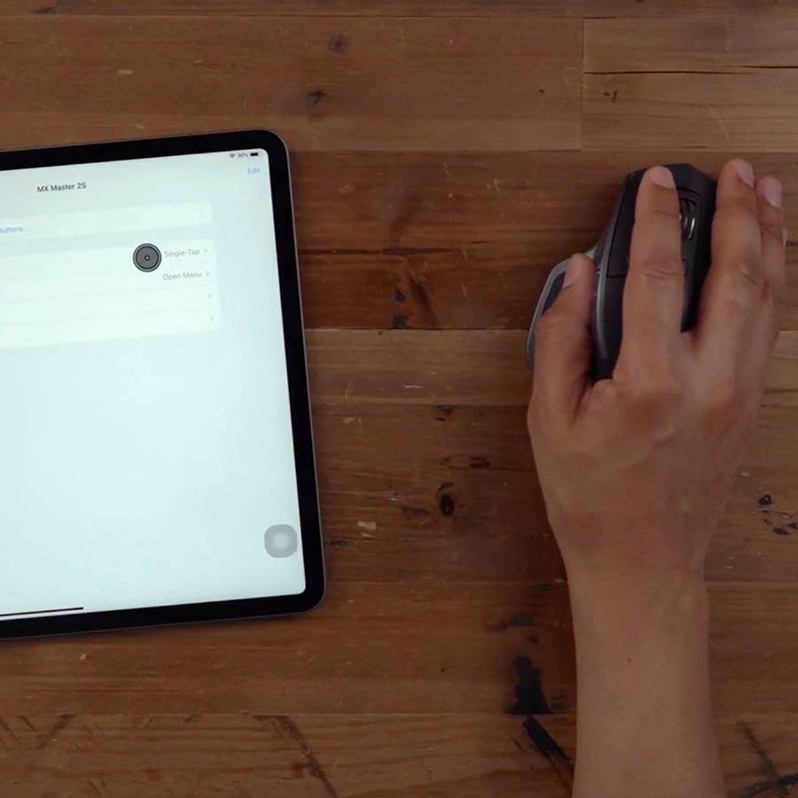 Jak používat myš na iPadu