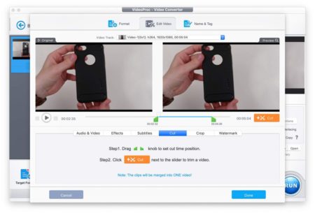 VideoProc - Jak upravit 4K video