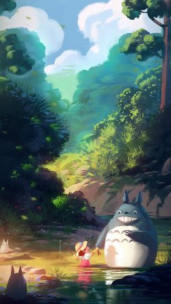 papers.co-av34-totoro-anime-liang-xing-illustration-art-blue-33-iphone6-wallpaper-250x444
