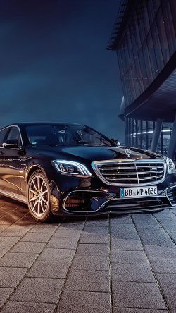 papers.co-bi66-car-benz-black-city-drive-art-33-iphone6-wallpaper-250x444
