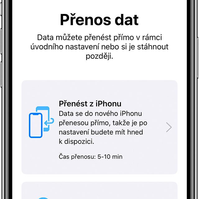 Migrace iPhonu dostává v iOS 12.4 novou možnost. Jak funguje a pro koho je určená