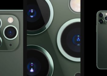 iPhone 11 Pro a iPhone 11 Pro Max – trojitý objektiv, Super Retina XDR a zelená barva