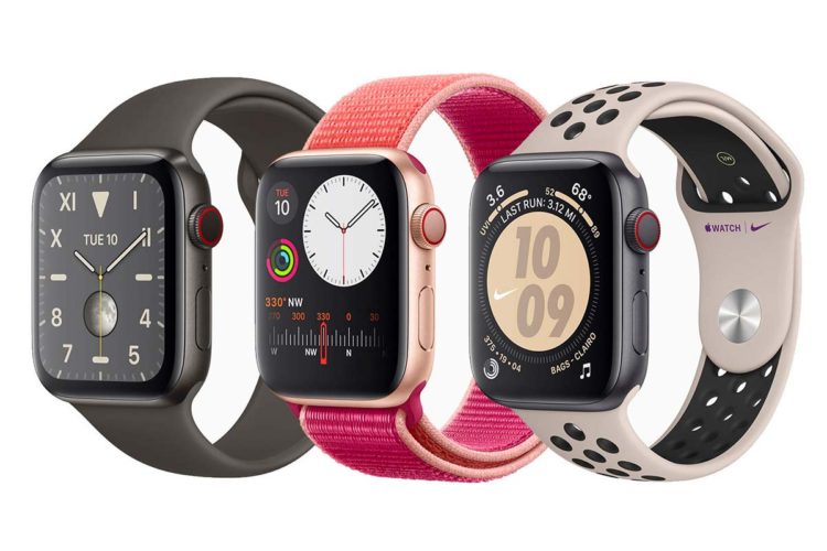 Srovnání Apple Watch 4 a 5