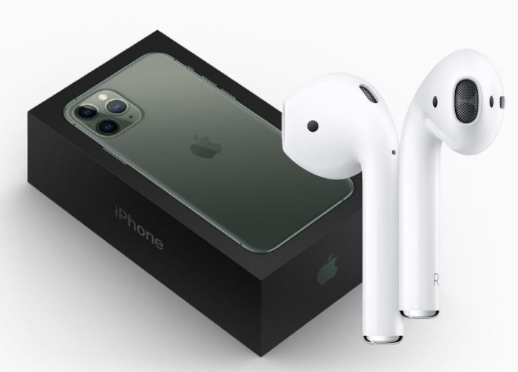 sluchátka AirPods