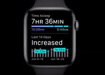 Monitoring spánku na Apple Watch