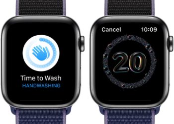 Mytí rukou na Apple Watch