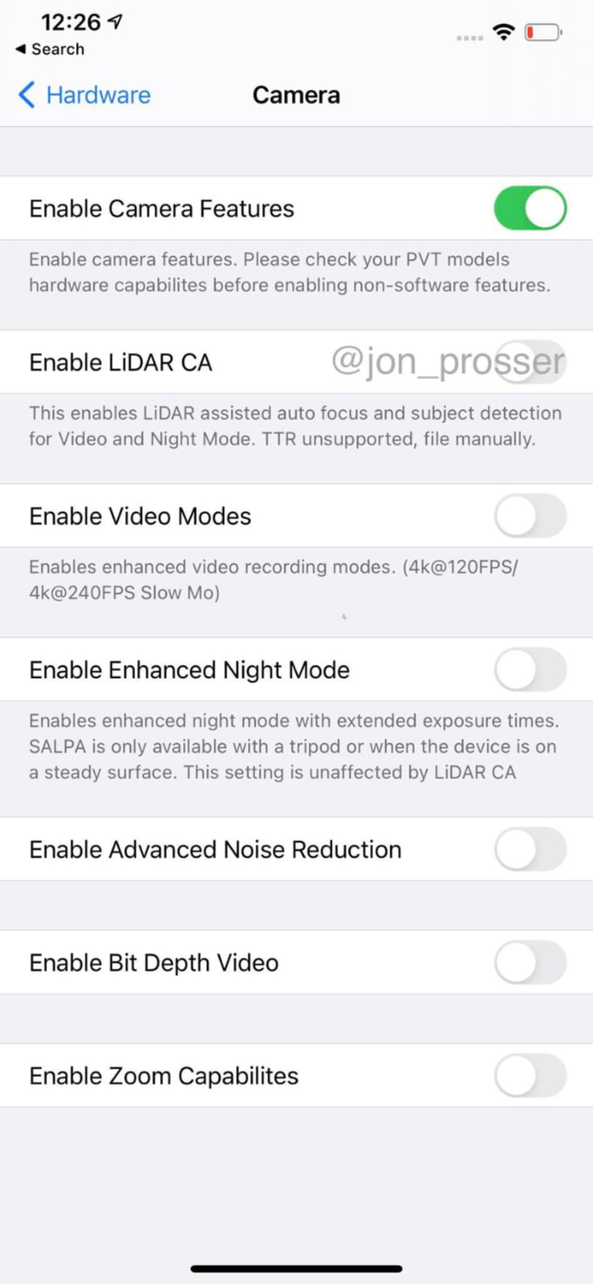 iPhone 12 LiDAR