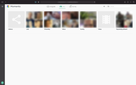Synology Moments web