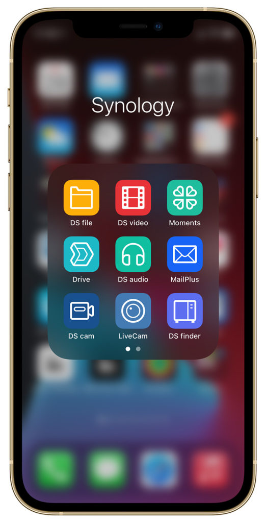 Synology aplikace