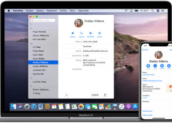 Záloha kontaktů iPhone
