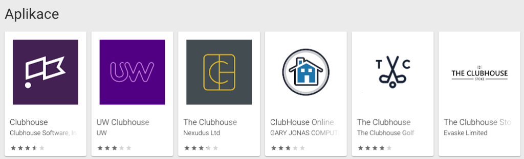 Clubhouse problémy