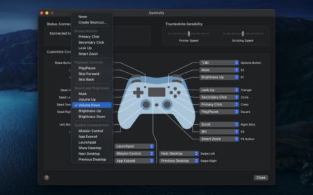 gamepad na Macu