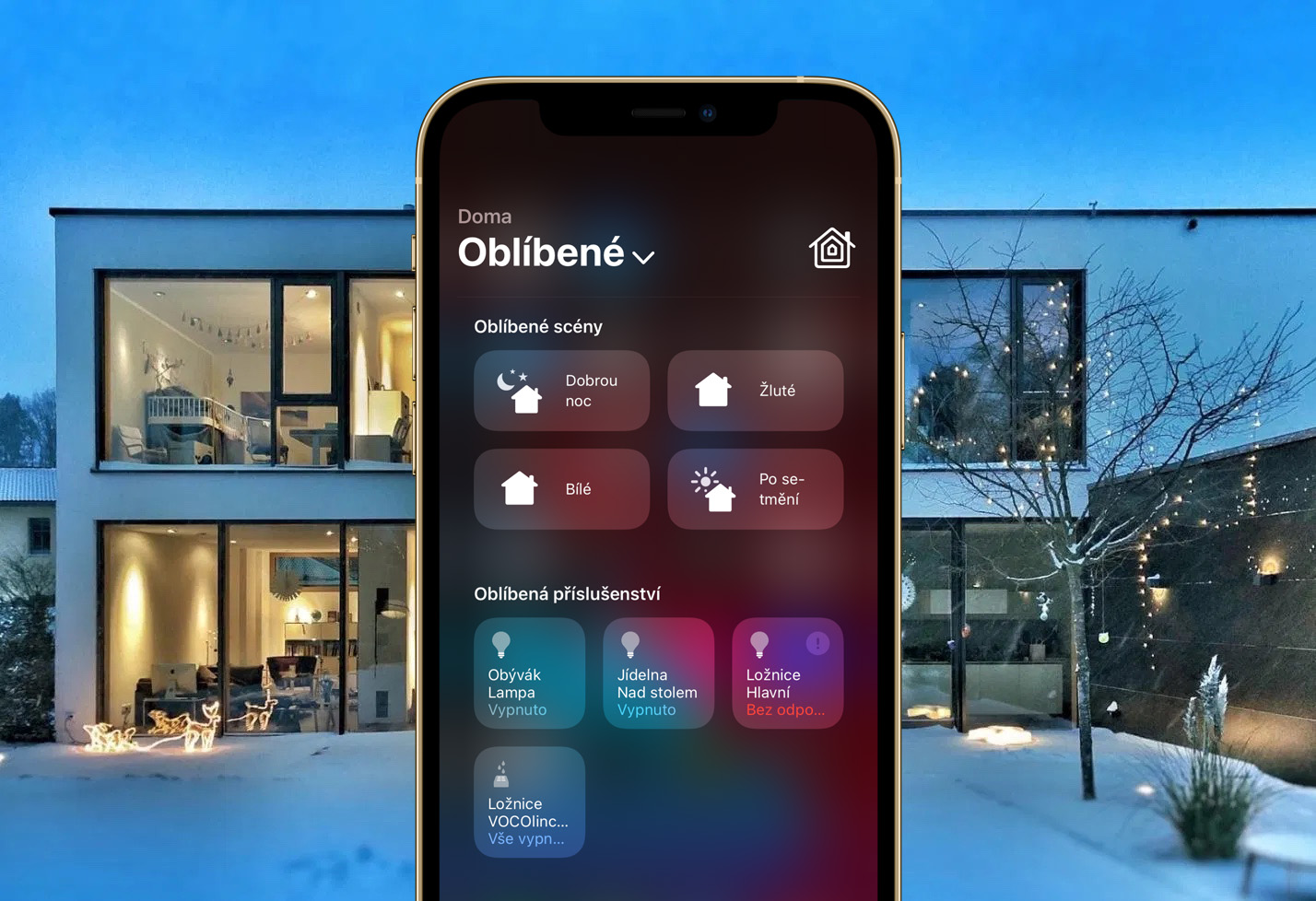 Chytrá domácnost HomeKit