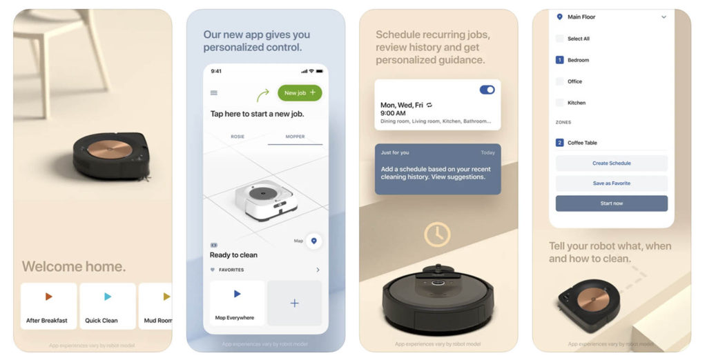 iRobot Roomba aplikace