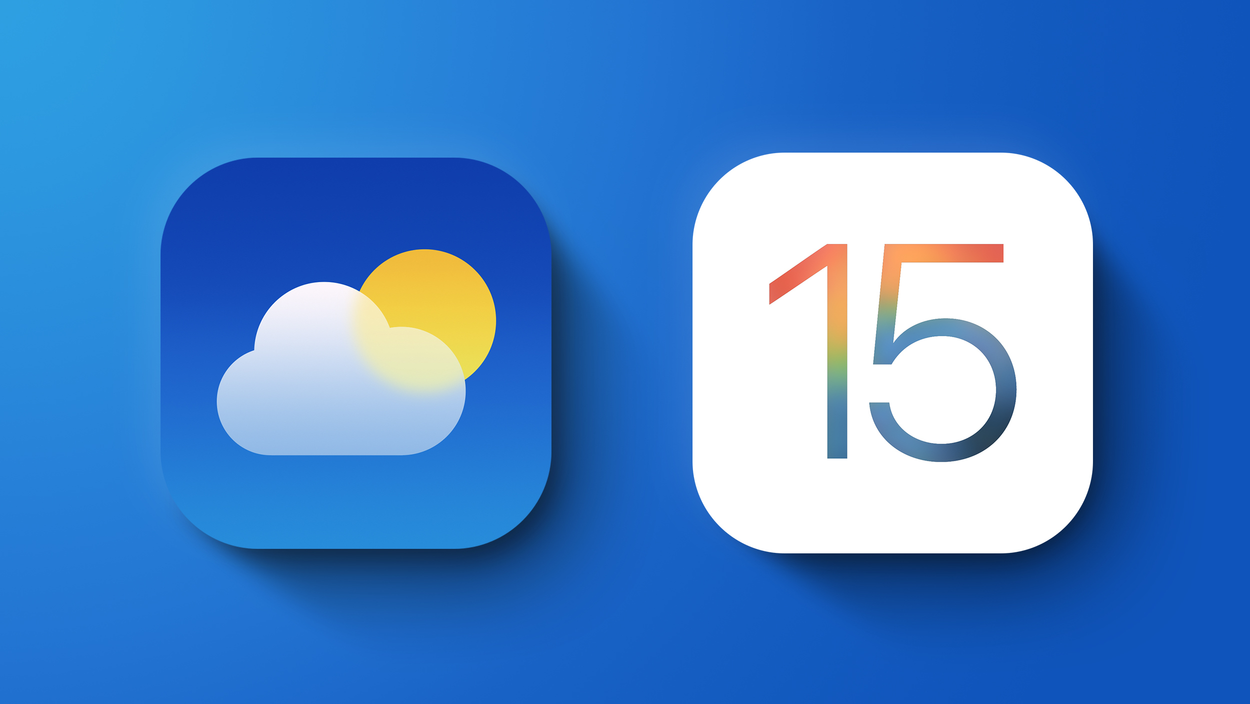 iOS 15 Počasí