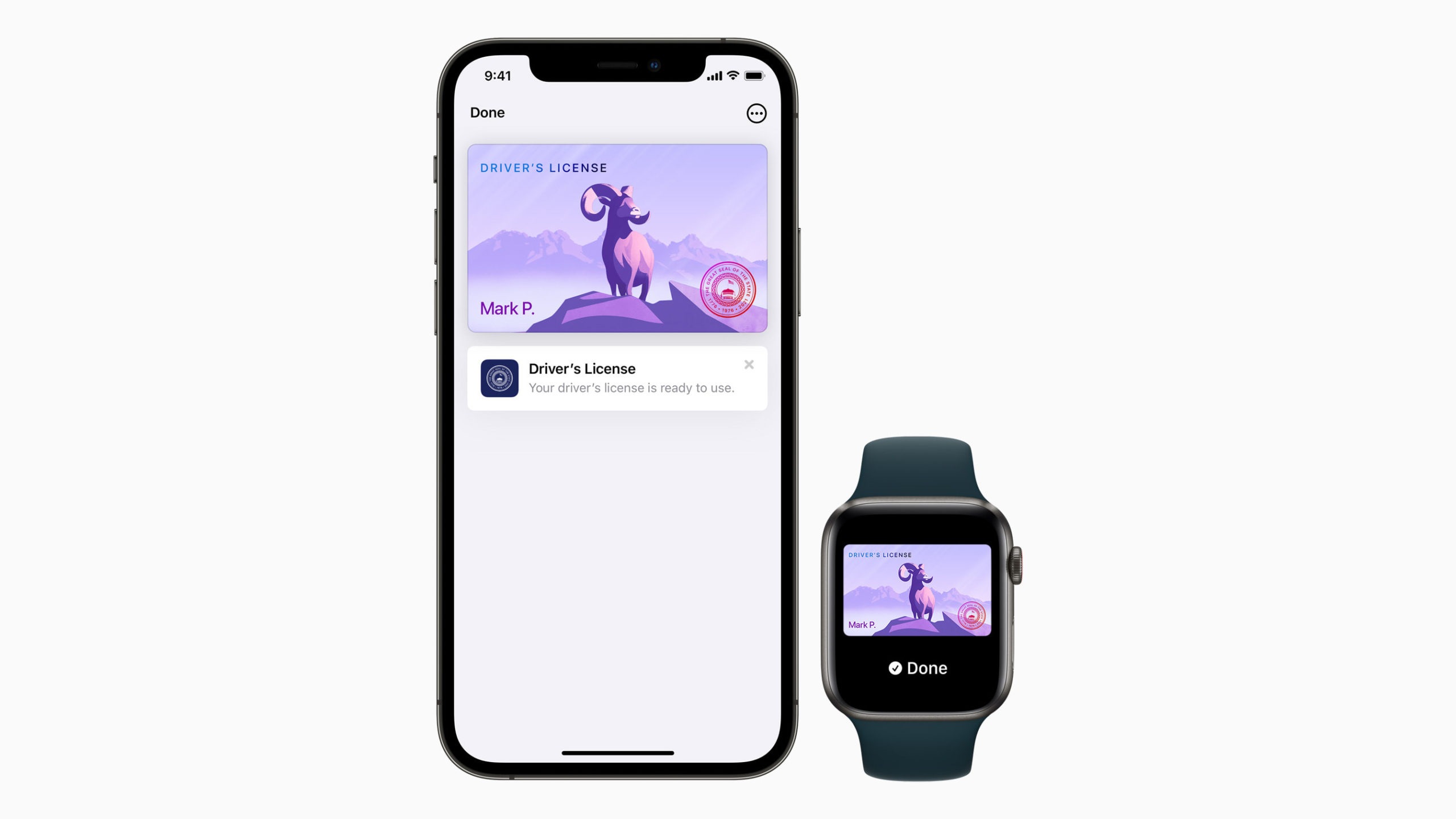 Řidičský průkaz v iPhonu