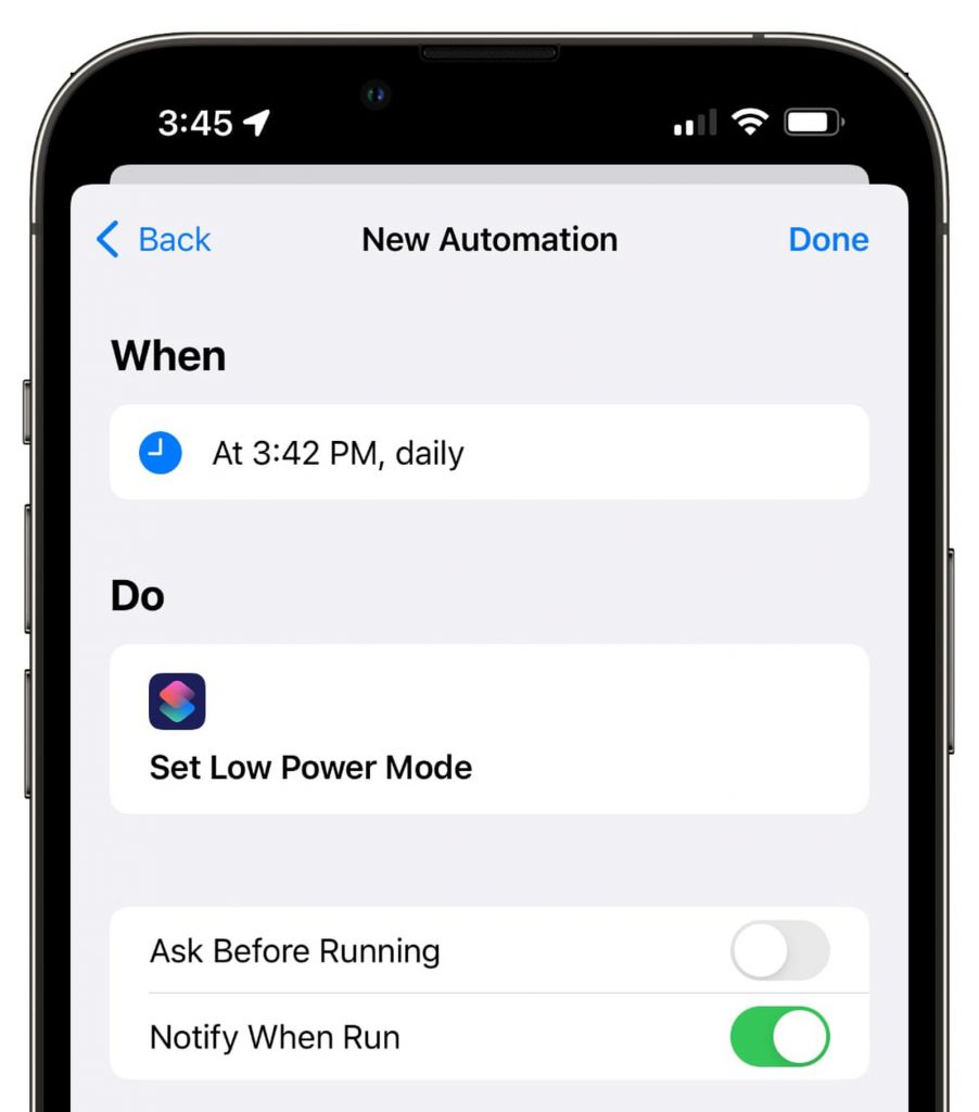iOS 15.4 Zkratky