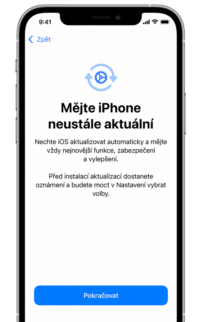 iPhone aktualizace