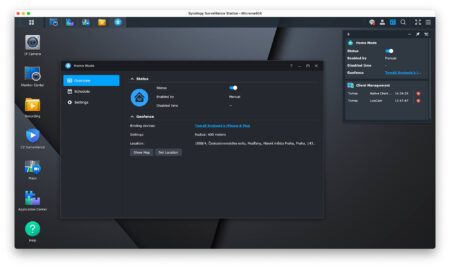 Synology Surveillance Station Home Mode