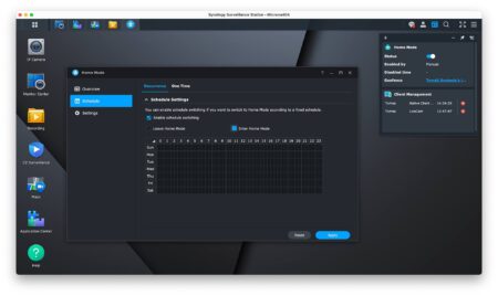 Synology Surveillance Station Home Mode