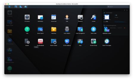 Synology Surveillance Station plocha