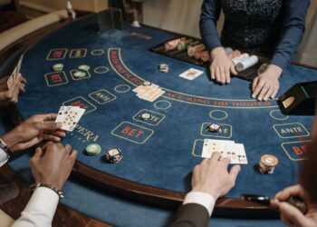 blackjack table