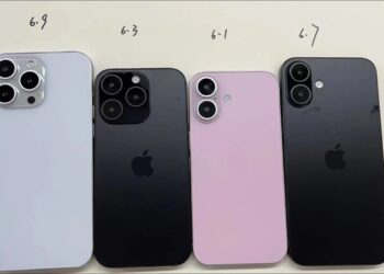 iPhone 16 displej