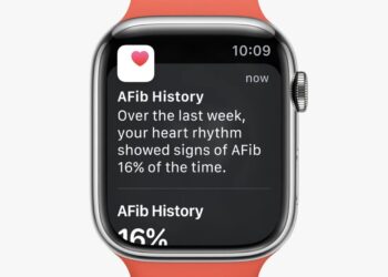 Apple Watch historie fibrilace síní