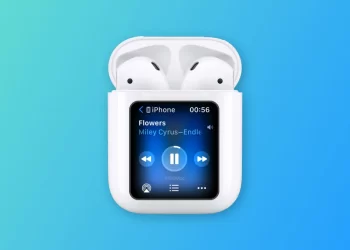 AirPods 4 displej