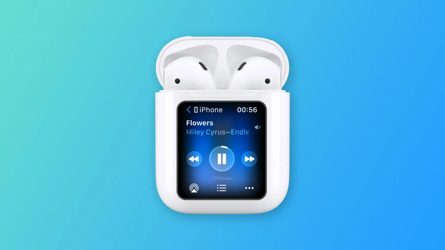 AirPods 4 displej