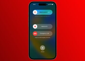 iOS 18 Tíseň SOS