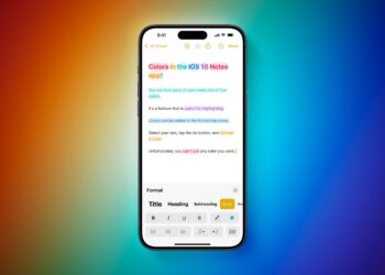 Poznámky v iOS 18