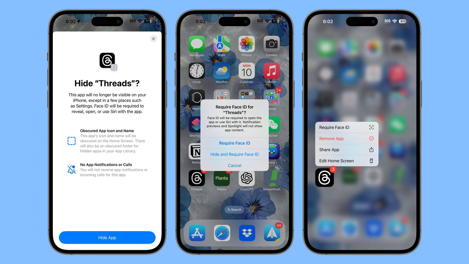 iOS 18 uzamčení aplikace