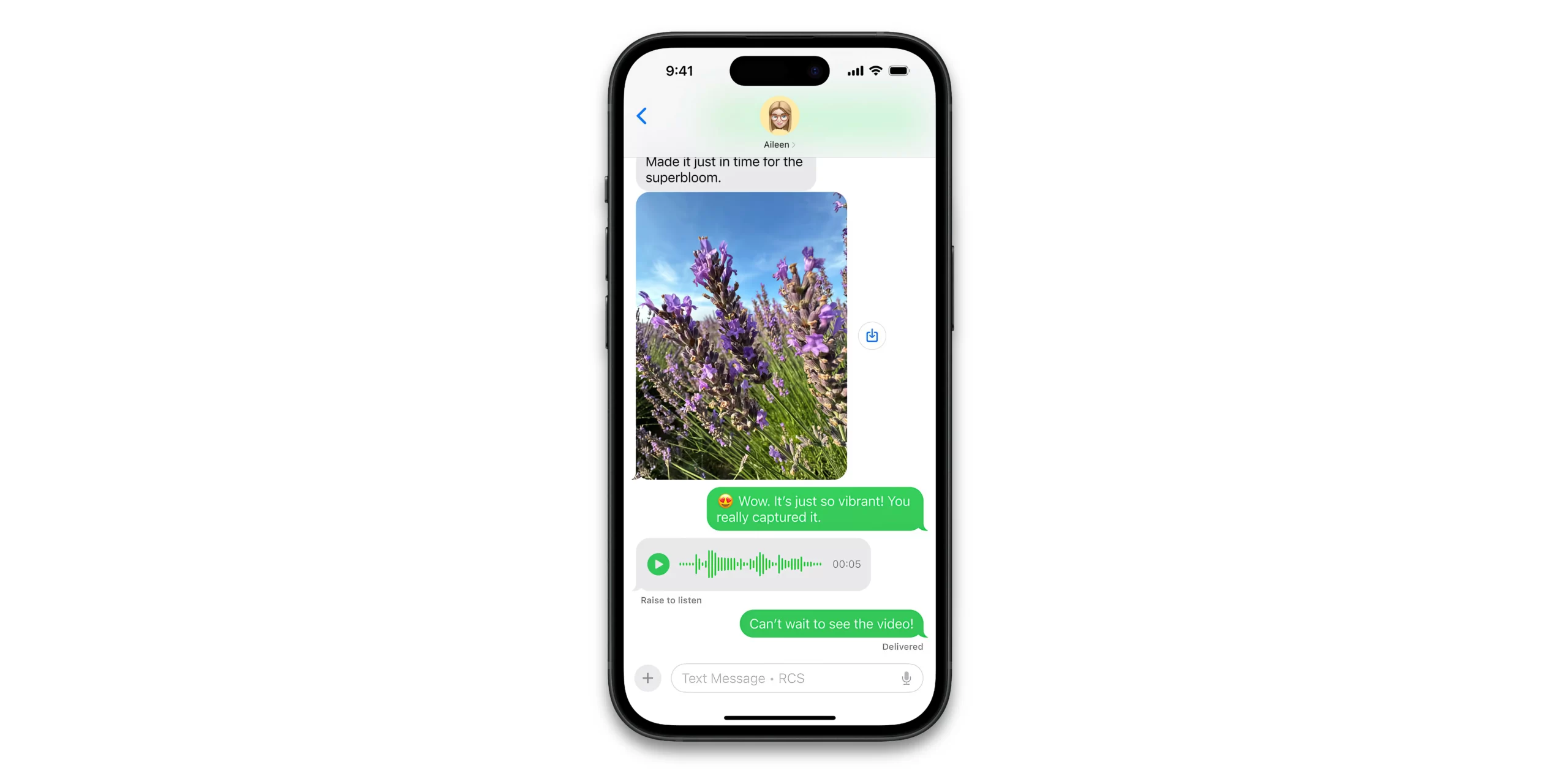 RCS Zprávy iOS 18