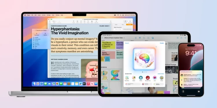 Apple Intelligence iOS 18.1 beta