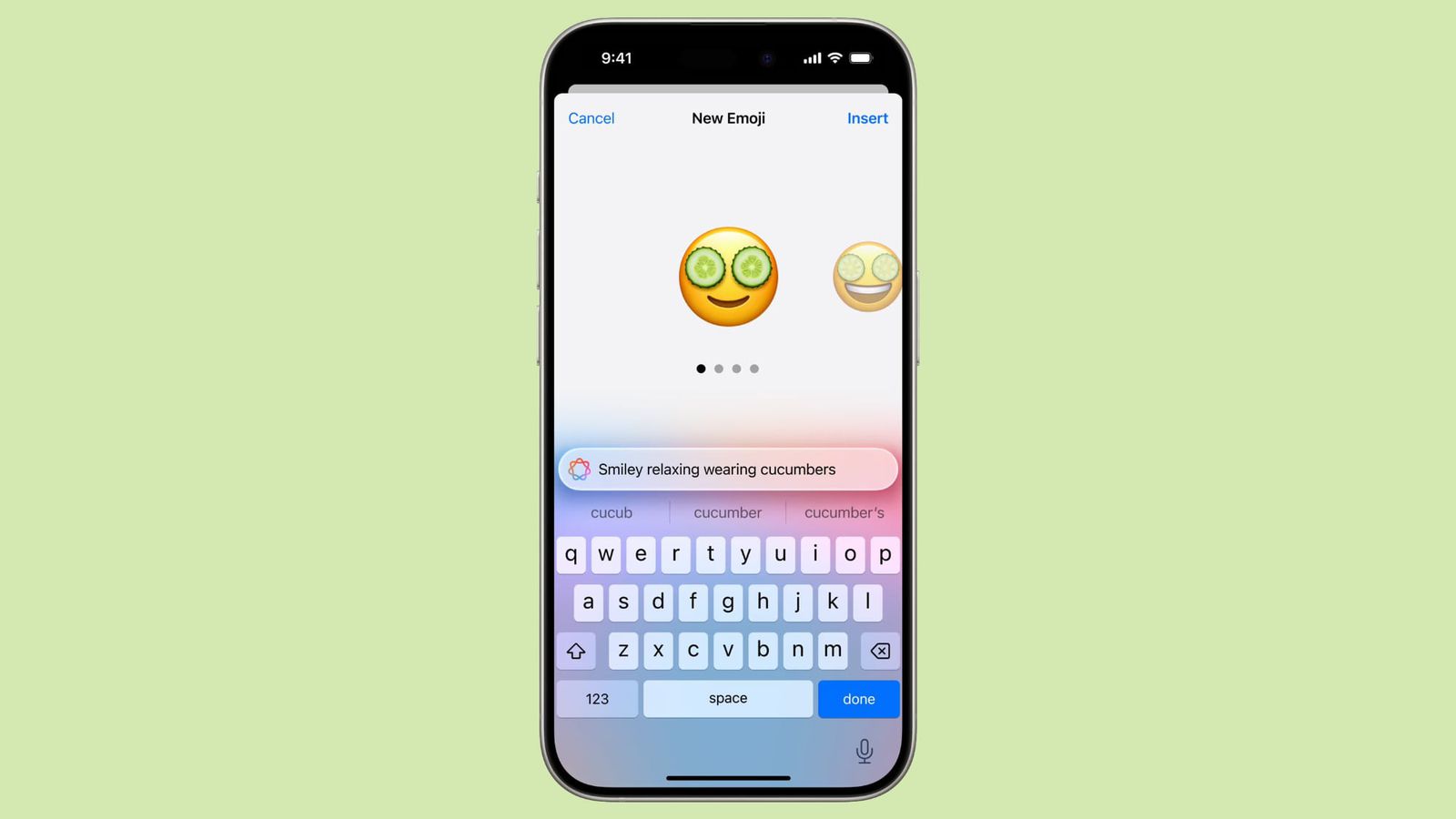 Genmoji iOS 18.1