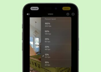 iOS 18 Fotky rychlost videa