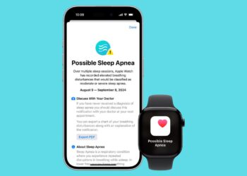 Detekce spánkové apnoe Apple Watch
