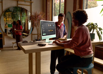 Sklo s nanotexturou iMac