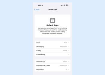 iOS 18.2 výchozí aplikace