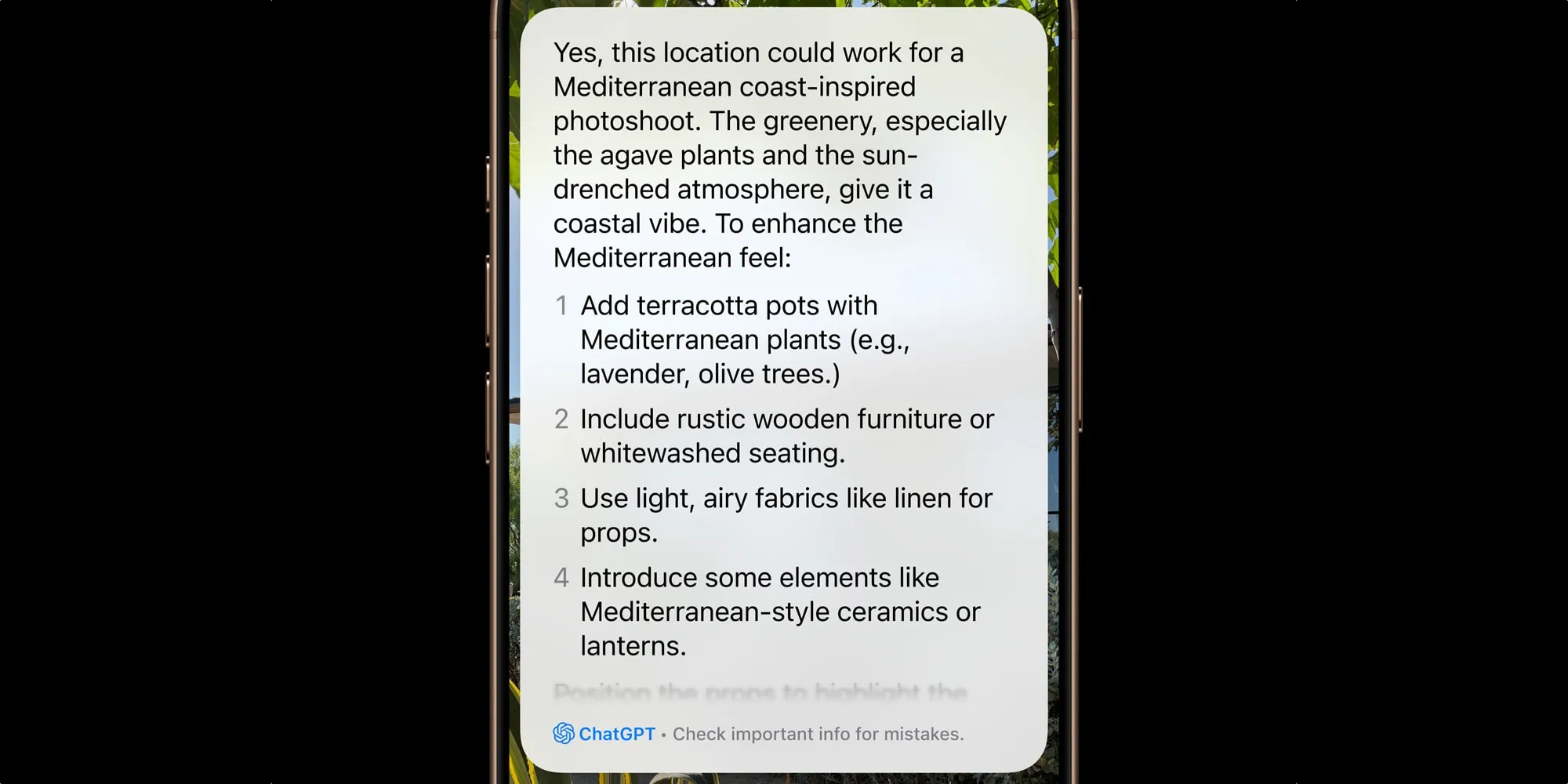 ChatGPT iOS 18.2