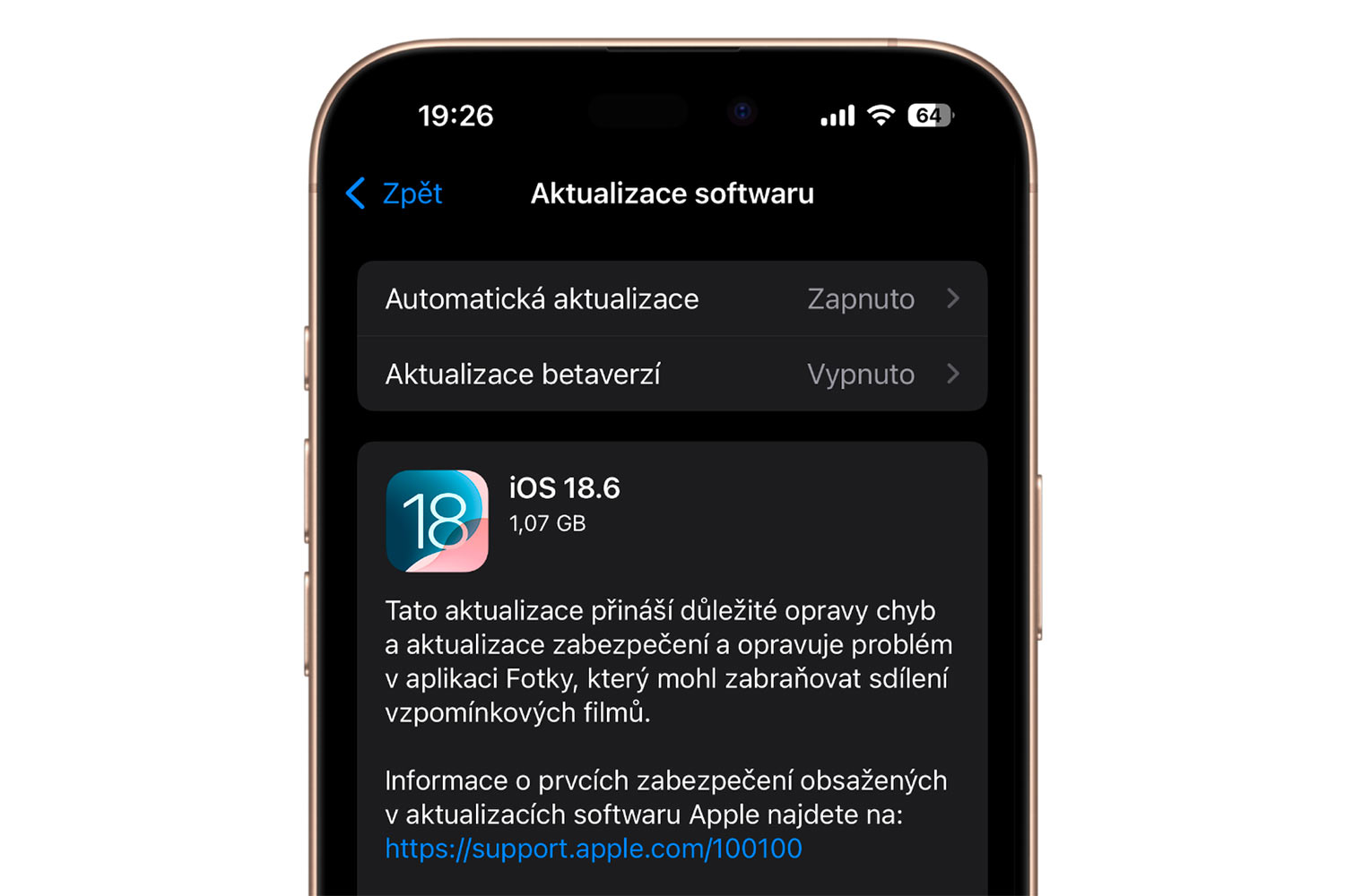 iOS 18.6