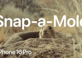 Apple propaguje iPhone 16 Pro novou reklamou Snap-a-Mole