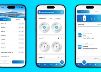 Aplikace Yogi Breath pro řízené dýchání na iPhonu